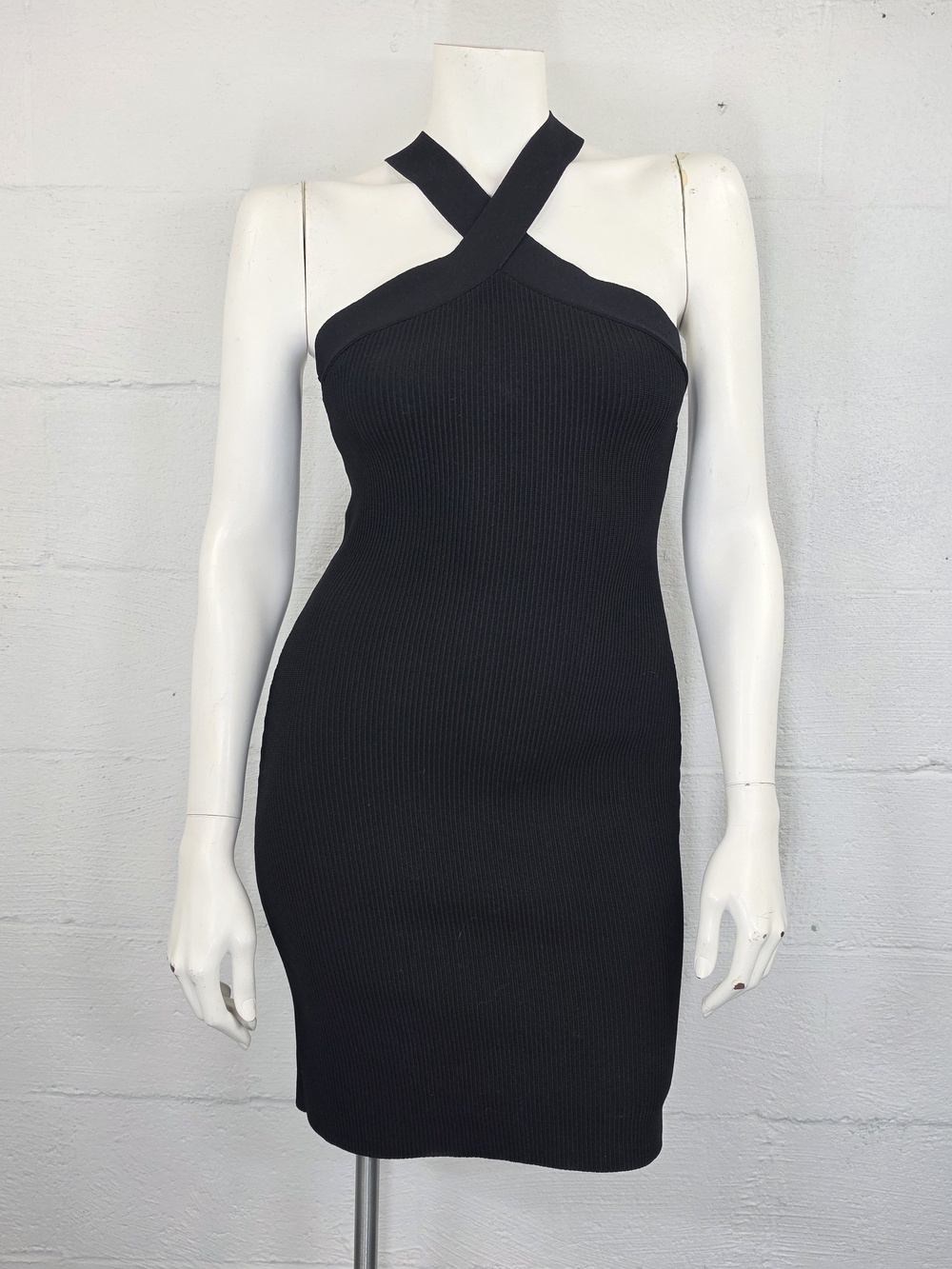 Babaton Sculpt Knit Criss Cross Dress